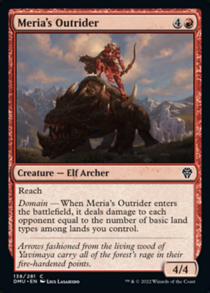 Meria's Outrider [Dominaria United] | Exor Games New Glasgow