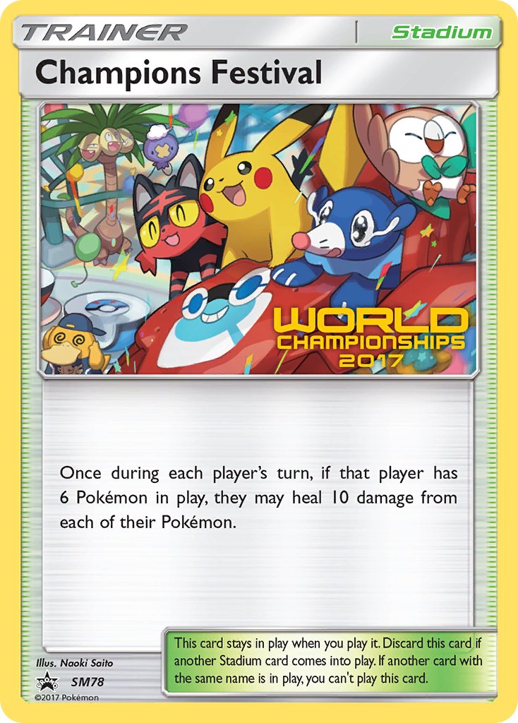 Champions Festival (SM78) (2017 Champion) [Sun & Moon: Black Star Promos] | Exor Games New Glasgow