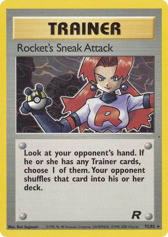 Rocket's Sneak Attack (72/82) [Team Rocket Unlimited] | Exor Games New Glasgow