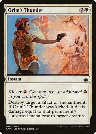 Orim's Thunder [Commander Anthology] | Exor Games New Glasgow