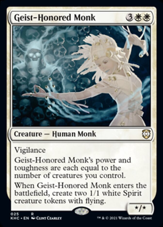 Geist-Honored Monk [Kaldheim Commander] | Exor Games New Glasgow