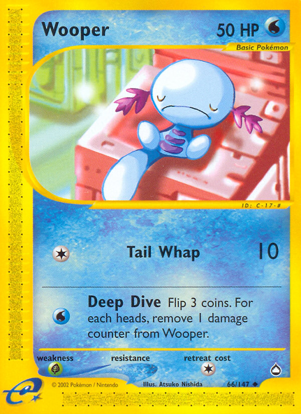 Wooper (66/147) [Aquapolis] | Exor Games New Glasgow