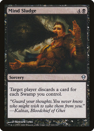 Mind Sludge [Zendikar] | Exor Games New Glasgow