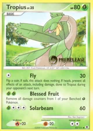 Tropius (52/111) (Prerelease Promo) [Nintendo: Black Star Promos] | Exor Games New Glasgow