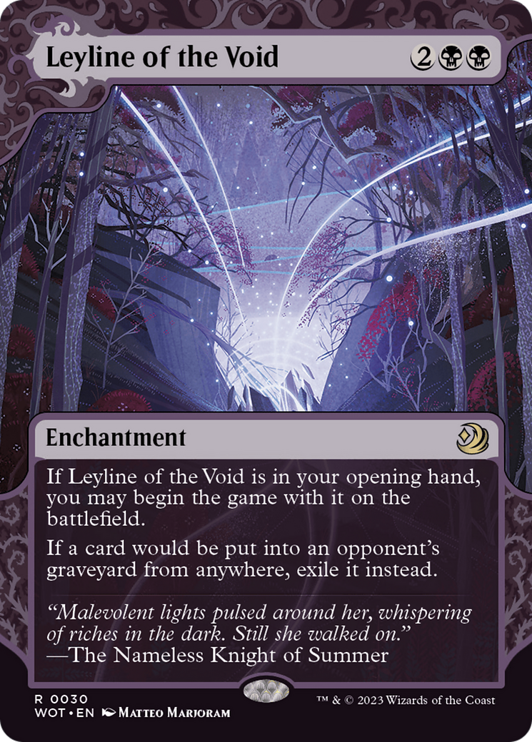 Leyline of the Void [Wilds of Eldraine: Enchanting Tales] | Exor Games New Glasgow