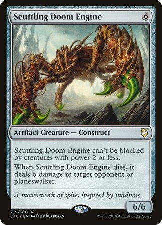 Scuttling Doom Engine [Commander 2018] | Exor Games New Glasgow