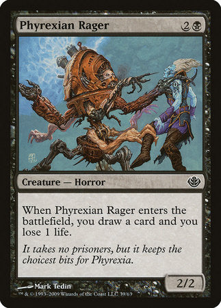 Phyrexian Rager [Duel Decks: Garruk vs. Liliana] | Exor Games New Glasgow