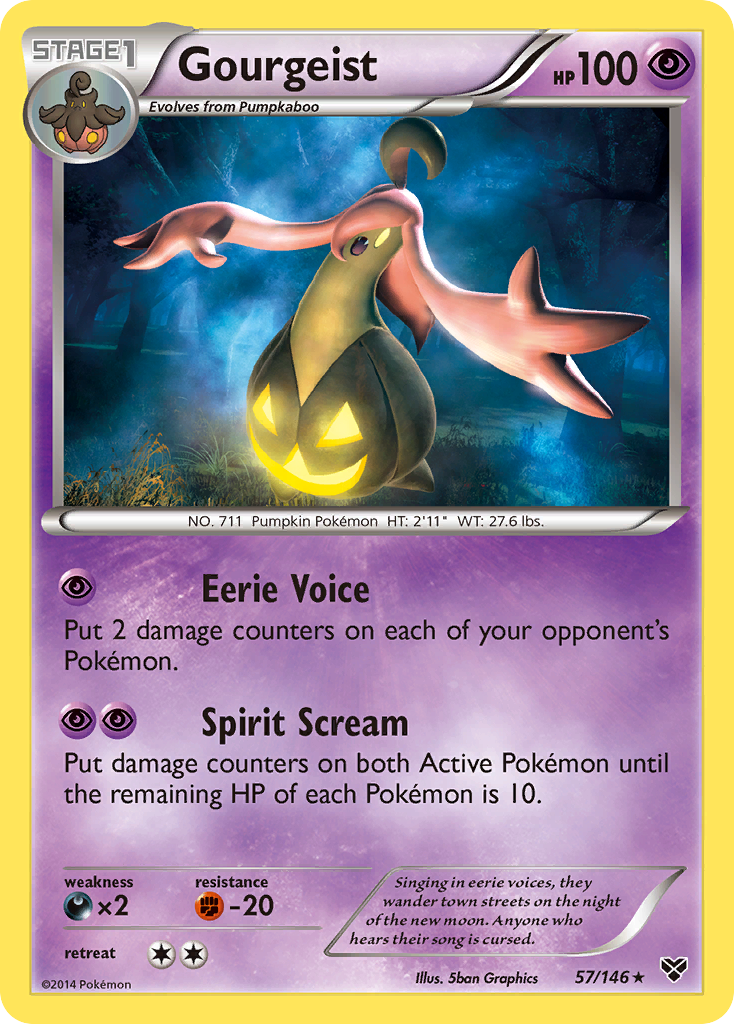 Gourgeist (57/146) [XY: Base Set] | Exor Games New Glasgow