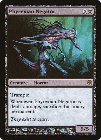 Phyrexian Negator [Duel Decks: Phyrexia vs. the Coalition] | Exor Games New Glasgow