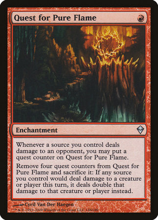 Quest for Pure Flame [Zendikar] | Exor Games New Glasgow