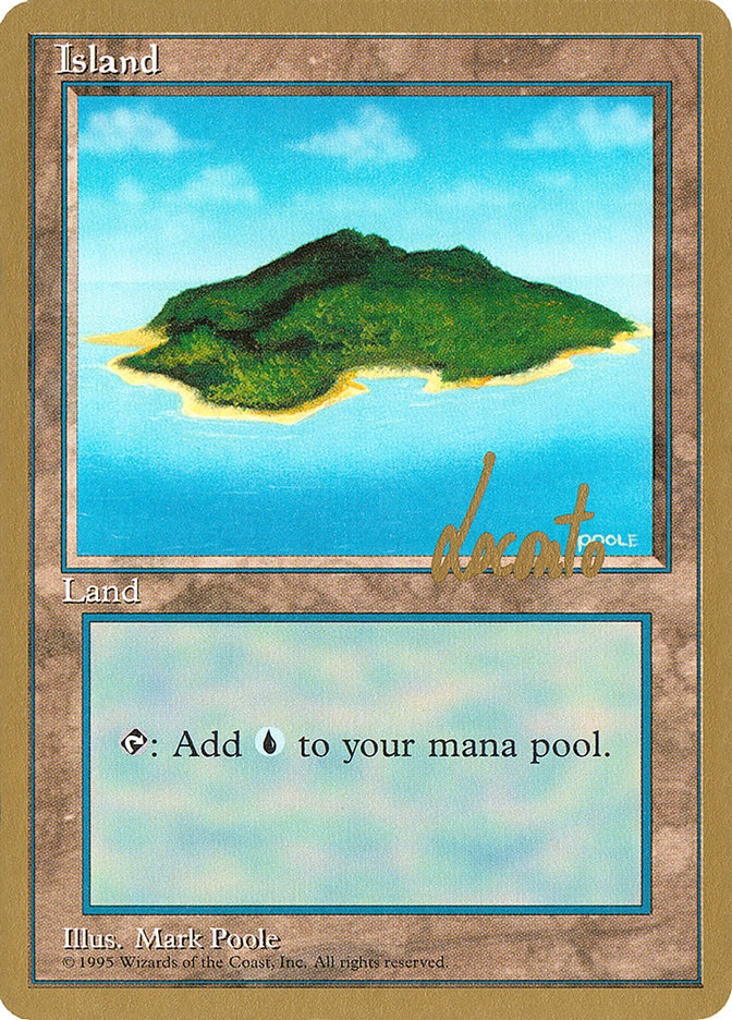 Island (ml367) (Michael Loconto) [Pro Tour Collector Set] | Exor Games New Glasgow