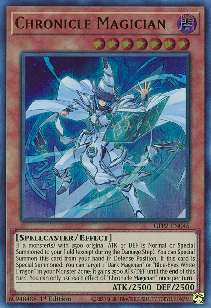 Chronicle Magician [GFP2-EN045] Ultra Rare | Exor Games New Glasgow