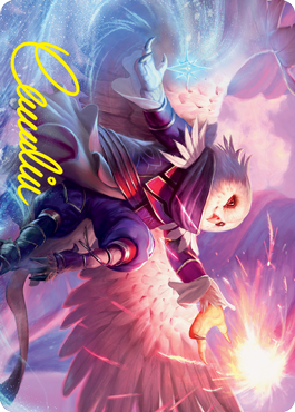 Spectacle Mage Art Card (Gold-Stamped Signature) [Strixhaven: School of Mages Art Series] | Exor Games New Glasgow