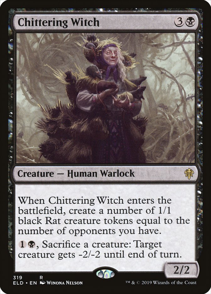 Chittering Witch [Throne of Eldraine] | Exor Games New Glasgow