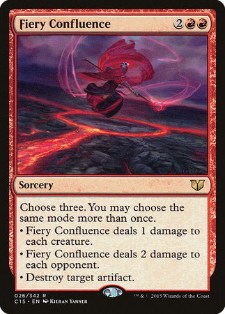 Fiery Confluence [Commander 2015] | Exor Games New Glasgow