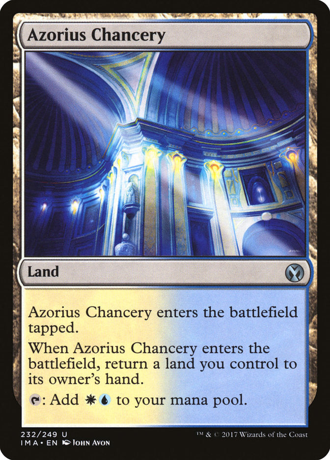 Azorius Chancery [Iconic Masters] | Exor Games New Glasgow