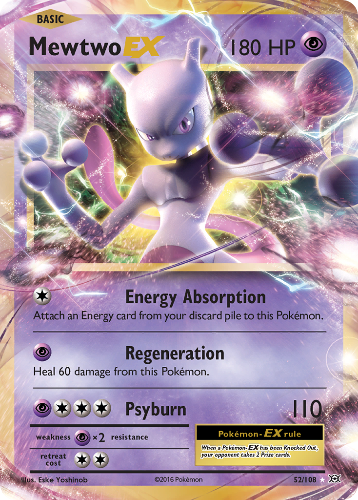 Mewtwo EX (52/108) [XY: Evolutions] | Exor Games New Glasgow