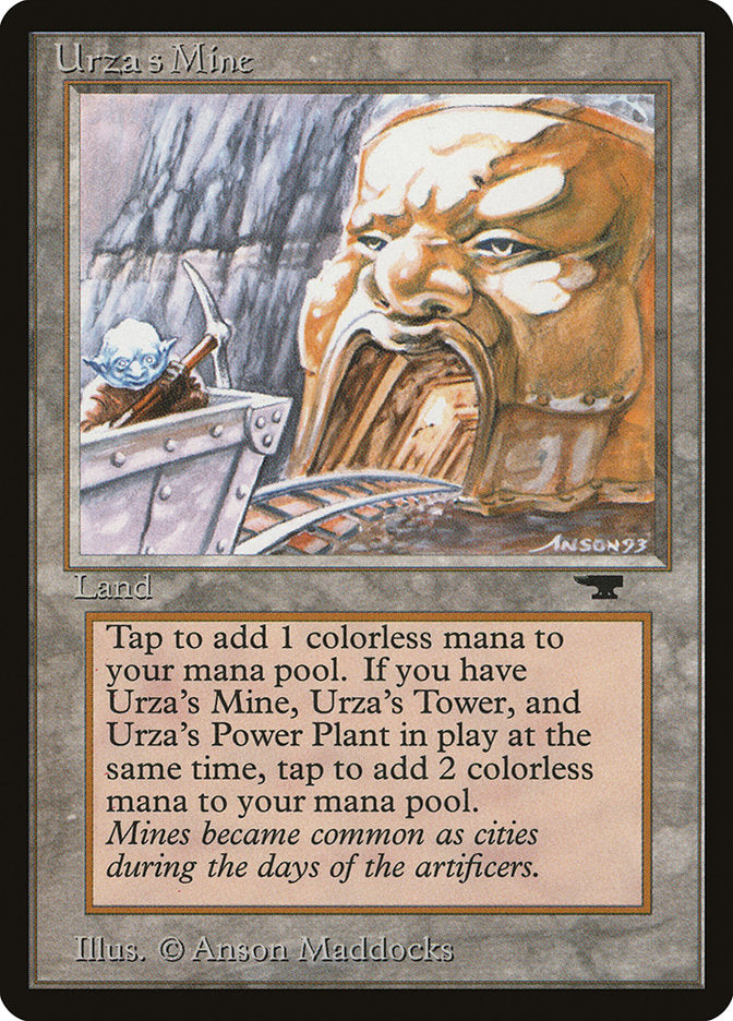 Urza's Mine (Mine Cart Entering Mouth) [Antiquities] | Exor Games New Glasgow