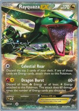 Rayquaza EX (85/124) (Anguille Sous Roche - Clement Lamberton) [World Championships 2013] | Exor Games New Glasgow