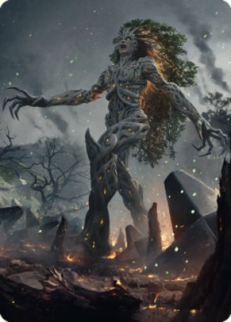 Titania, Gaea Incarnate Art Card [The Brothers' War Art Series] | Exor Games New Glasgow