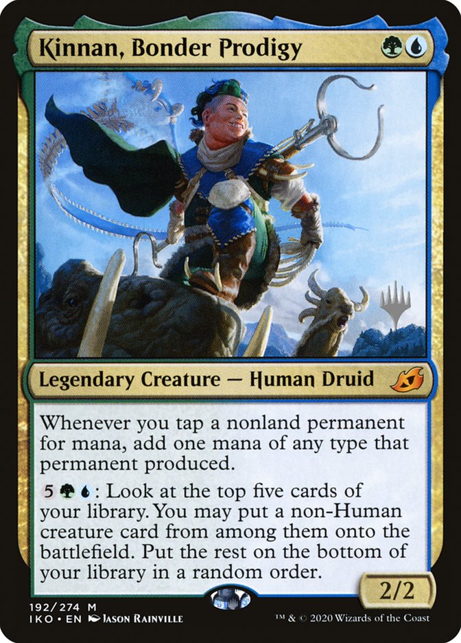 Kinnan, Bonder Prodigy (Promo Pack) [Ikoria: Lair of Behemoths Promos] | Exor Games New Glasgow