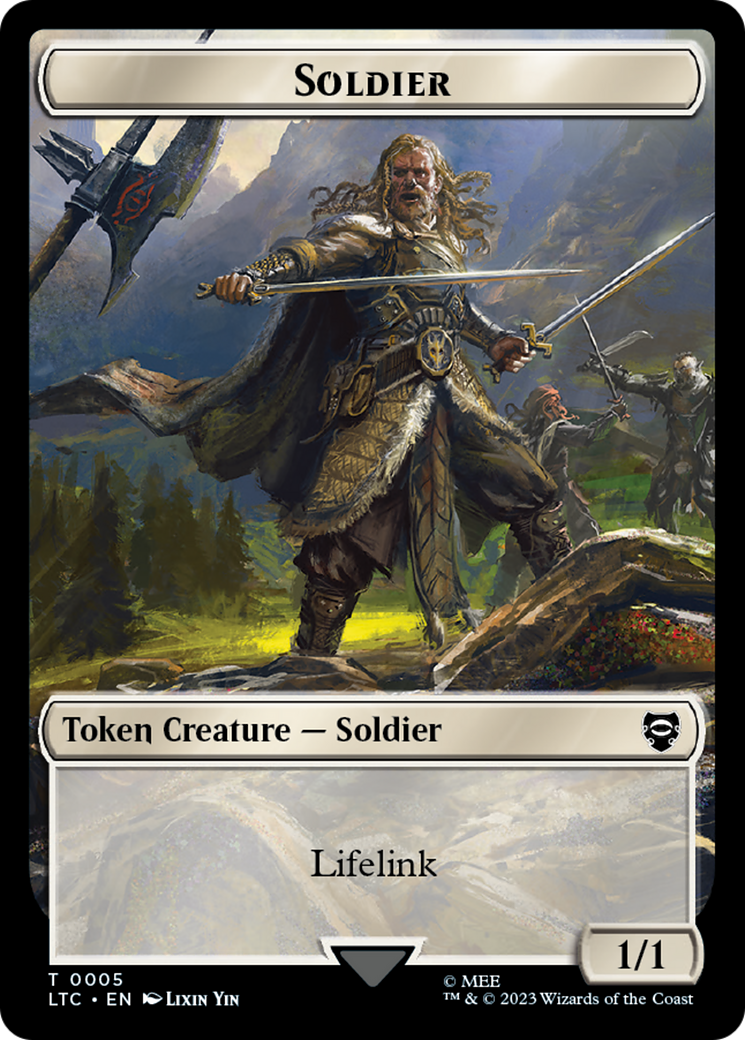 Soldier // Food Token [The Lord of the Rings: Tales of Middle-Earth Commander Tokens] | Exor Games New Glasgow