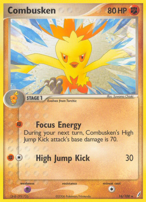 Combusken (16/100) [EX: Crystal Guardians] | Exor Games New Glasgow