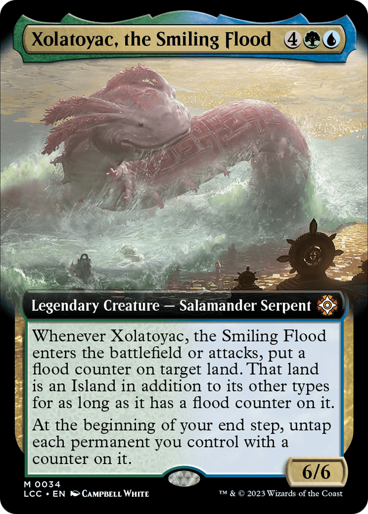 Xolatoyac, the Smiling Flood (Extended Art) [The Lost Caverns of Ixalan Commander] | Exor Games New Glasgow