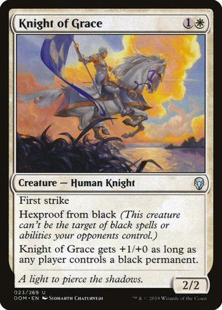 Knight of Grace [Dominaria] | Exor Games New Glasgow