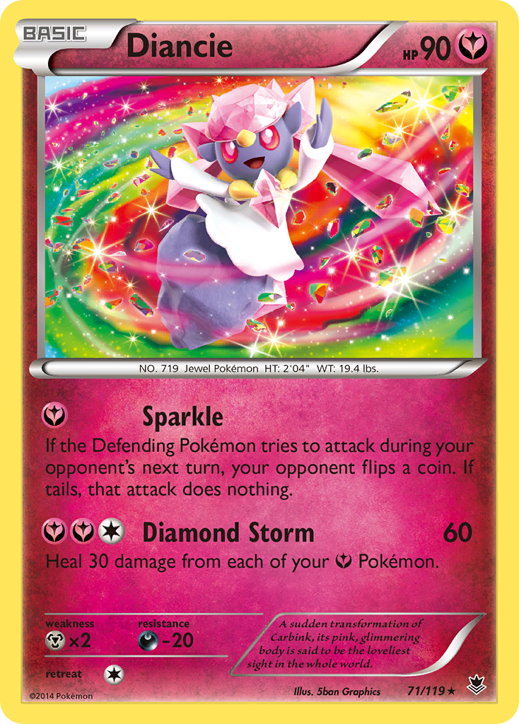 Diancie (71/119) [XY: Phantom Forces] | Exor Games New Glasgow