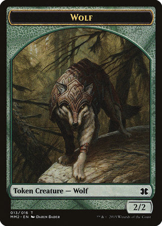 Wolf Token [Modern Masters 2015 Tokens] | Exor Games New Glasgow