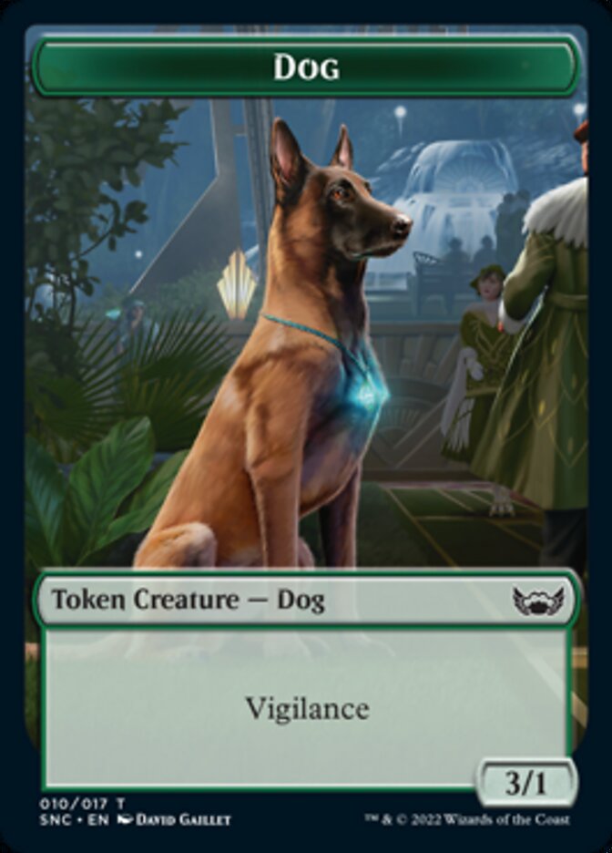 Devil // Dog Double-sided Token [Streets of New Capenna Tokens] | Exor Games New Glasgow