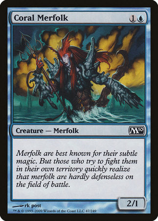 Coral Merfolk [Magic 2010] | Exor Games New Glasgow