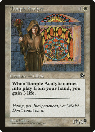 Temple Acolyte [Portal Second Age] | Exor Games New Glasgow