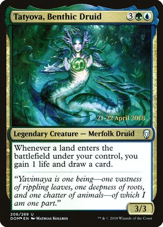 Tatyova, Benthic Druid [Dominaria Promos] | Exor Games New Glasgow