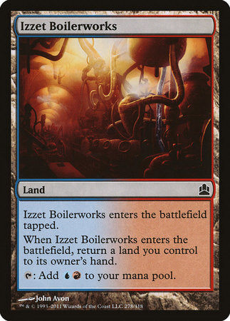 Izzet Boilerworks [Commander 2011] | Exor Games New Glasgow