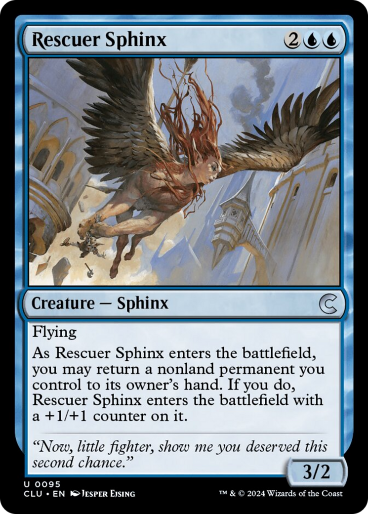 Rescuer Sphinx [Ravnica: Clue Edition] | Exor Games New Glasgow