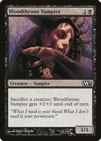 Bloodthrone Vampire [Magic 2013] | Exor Games New Glasgow