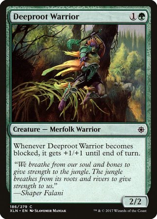 Deeproot Warrior [Ixalan] | Exor Games New Glasgow