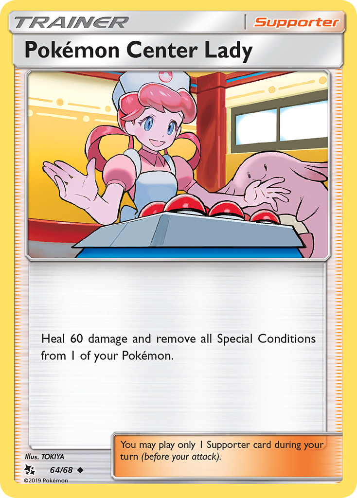 Pokemon Center Lady (64/68) [Sun & Moon: Hidden Fates] | Exor Games New Glasgow