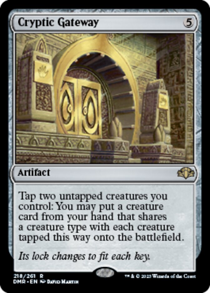 Cryptic Gateway [Dominaria Remastered] | Exor Games New Glasgow