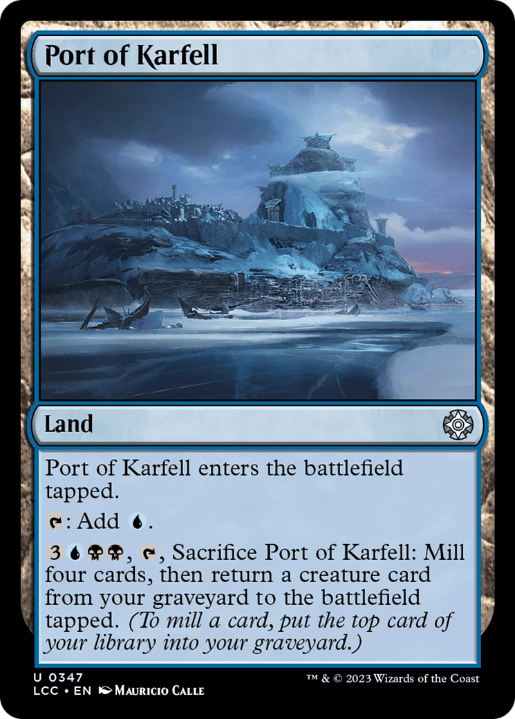 Port of Karfell [The Lost Caverns of Ixalan Commander] | Exor Games New Glasgow