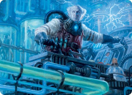 Ludevic, Necrogenius Art Card [Innistrad: Midnight Hunt Art Series] | Exor Games New Glasgow