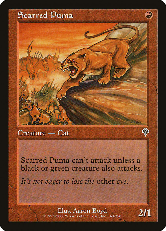 Scarred Puma [Invasion] | Exor Games New Glasgow