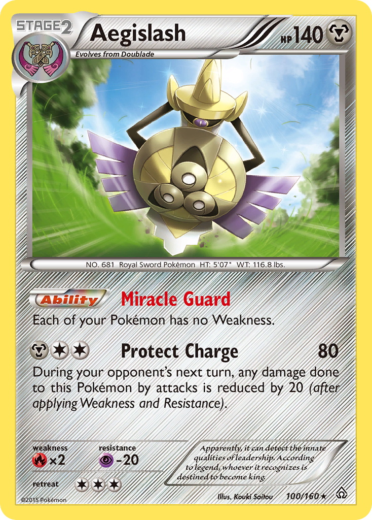 Aegislash (100/160) [XY: Primal Clash] | Exor Games New Glasgow