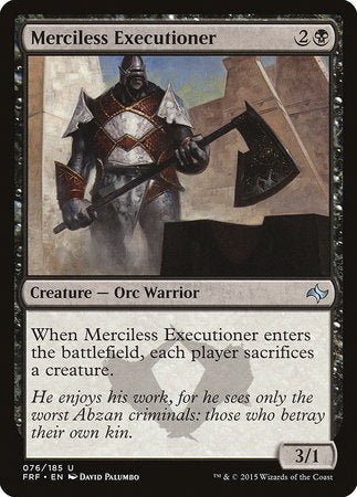 Merciless Executioner [Fate Reforged] | Exor Games New Glasgow