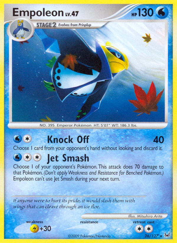 Empoleon (26/127) [Platinum: Base Set] | Exor Games New Glasgow