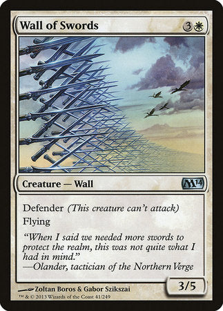 Wall of Swords [Magic 2014] | Exor Games New Glasgow