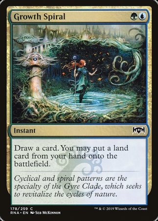 Growth Spiral [Ravnica Allegiance] | Exor Games New Glasgow