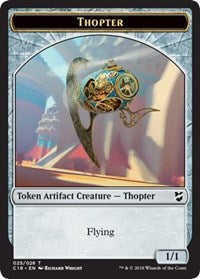 Thopter (025) // Servo Double-sided Token [Commander 2018 Tokens] | Exor Games New Glasgow